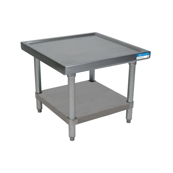 Bk Resources Stainless Steel Machine Stand with Stainless Steel Undershelf 36X30 MST-3630SS - main